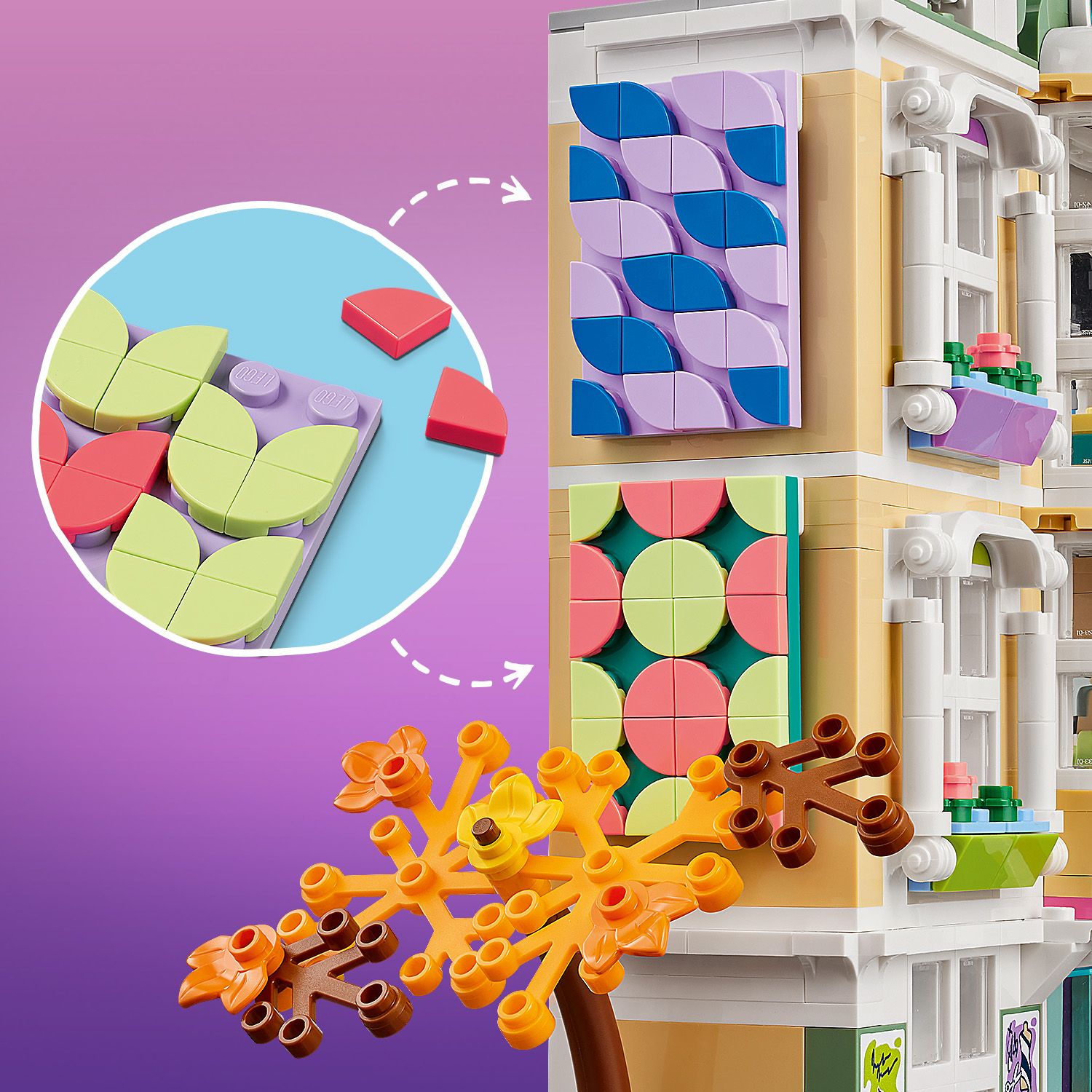 Płytki LEGO® DOTS w zestawie
